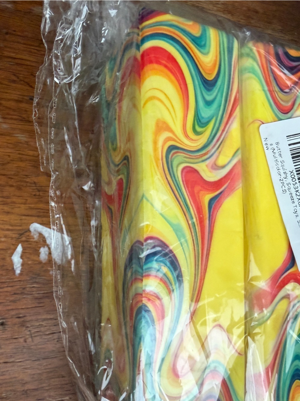 Rare Viral Butter Squishy 14OZ • Salted Butter Squeezy Toy ( qty 2) Tie Dye - Picture 3 of 4